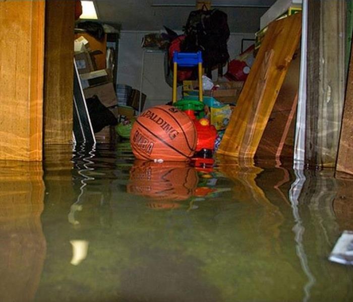 Flooding From Storm in Basement